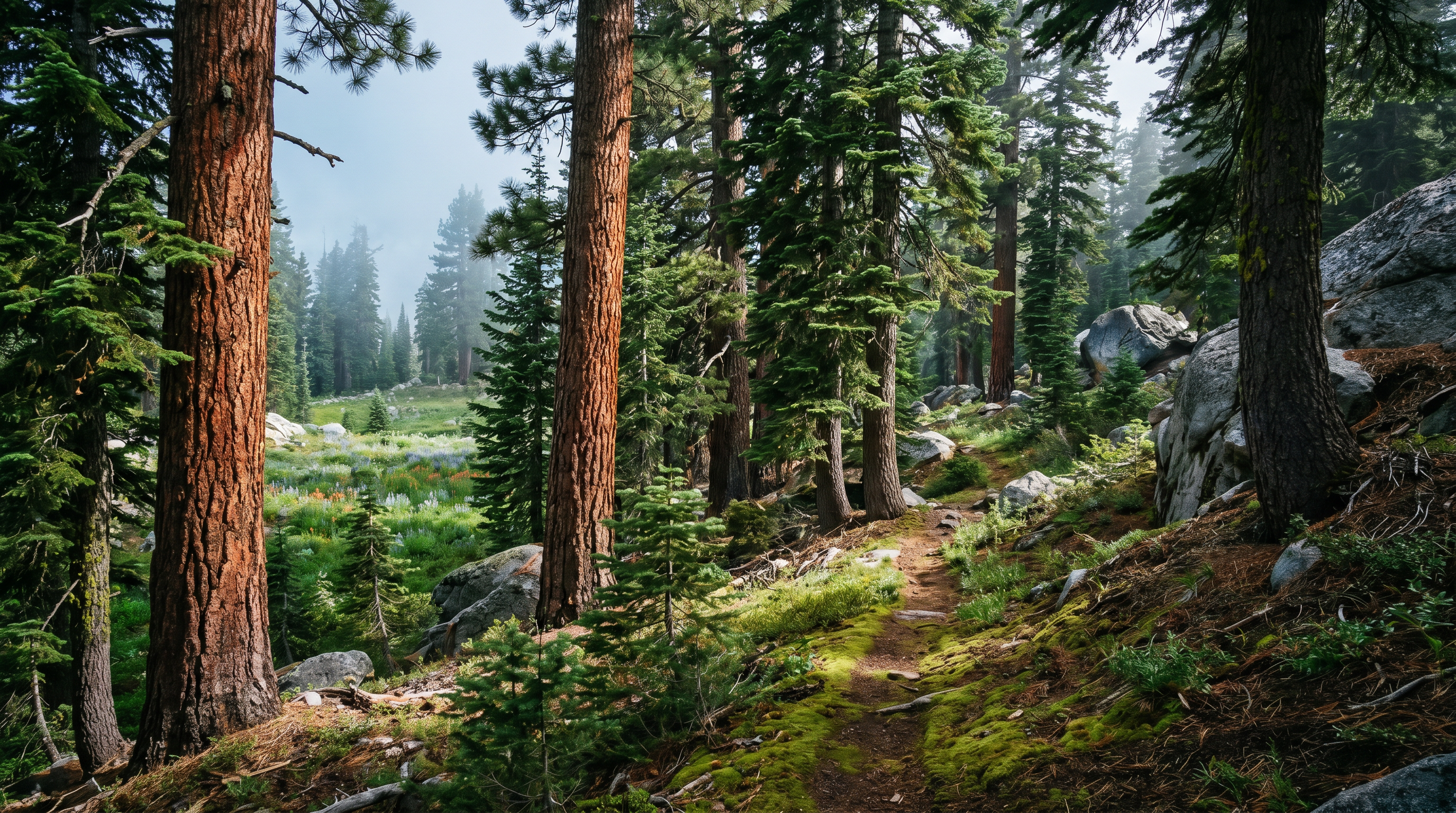 Alpine forest botanical zones